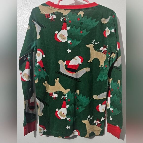 Carter's 2 pc Unisex Pj holiday set 8 - Picture 3 of 4